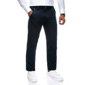 Pantaloni regular fit din amestec de bumbac imagine