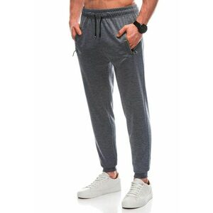 Pantaloni uni de trening cu buzunare laterale imagine