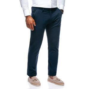 Pantaloni regular fit din amestec de bumbac imagine