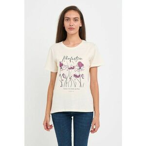 Tricou de bumbac cu imprimeu grafic imagine