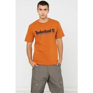 Tricou regular fit cu logo brodat imagine