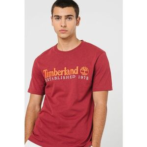 Tricou regular fit cu logo brodat imagine