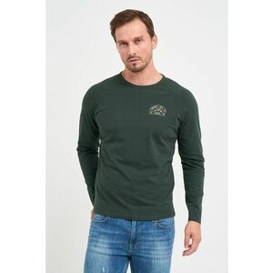 Bluza cu decolteu la baza gatului si maneci raglan imagine