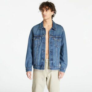 Jacheta Levi's® Relaxed Fit Trucker Jacket Med Indigo - Worn In imagine