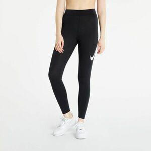 Colanți Nike NSW Over-Oversized High-Rise Leggings Black/ Black/ White imagine