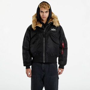 Bomber Alpha Industries 45P Hooded Custom Black/ Reflective imagine