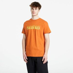 Tricou PLEASURES Crumble T-Shirt Texas Orange imagine