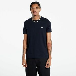 Tricou FRED PERRY Ringer T-Shirt Navy imagine