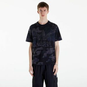 Tricou adidas Camo Trefoil Tee Black imagine