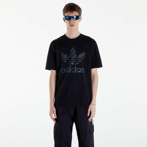 Tricou adidas Classic Monogram Graphic Tee Black/ Grey Five imagine