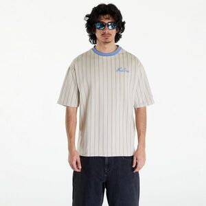 Tricou New Era Pinstripe Oversized T-Shirt UNISEX Stone/ Copen Blue imagine