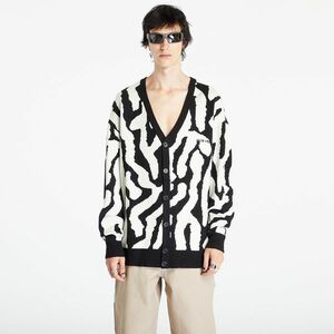 Hanorac 9N1M SENSE. Sense Cardigan AOP Whitesand/ Black imagine