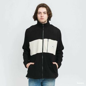 Jacheta Parlez Amel Fleece Jacket Black/ Cream imagine