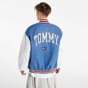 Jacheta Tommy Jeans Denim Letterman Jack Denim Medium imagine