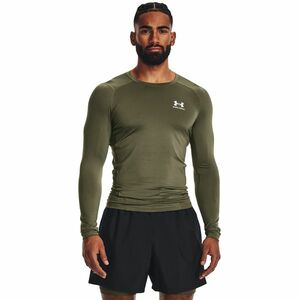 Tricou Under Armour HG Armour Comp LS Green imagine