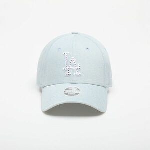 New Era MLB Los Angeles Dodgers Womens Diamante Denim 9FORTY Adjustable Cap Sky Blue imagine