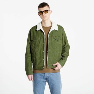 Jacheta Levi's® Type III Sherpa Trucker Jacket Green imagine