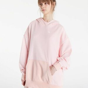 Hanorac Nike NSW Over-Oversized Fleece Hoodie Atmosphere/ Arctic Orange/ White imagine