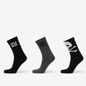 Hugo Boss Rib Skull Sock 3-Pack Multicolor imagine