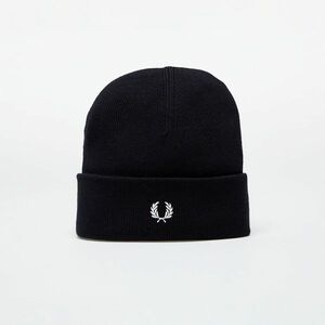 FRED PERRY Classic Beanie Navy/ Snow White imagine