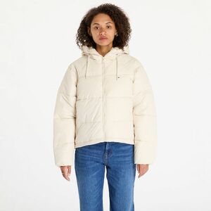 Jacheta Tommy Jeans Vail Puffer Jacket Beige imagine