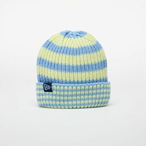 New Era Knit Medium Stripe Beanie Pastel Blue imagine