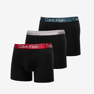 Calvin Klein Cotton Stretch Blend Boxer Brief 3-Pack Black imagine