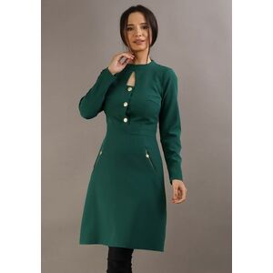 Rochie evazata Verde 36 imagine