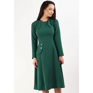 Rochie evazata Verde 36 imagine