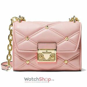 Geanta Michael Kors Serena 35F2GNRC6I-POWDER-BLUSH, 19 x 13 x 6, Roz imagine