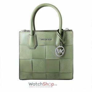 Geanta Michael Kors Mercer 35S2SM9M6S-LT-SAGE-MLTI, 22 x 20 x 9, Verde imagine