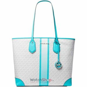 Geanta Michael Kors Eva Large 30S2SV0T3V-OCEAN-BLUE-MULTI, 35 x 30 x 17, Gri imagine