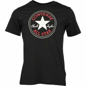 Converse STANDARD FIT CENTER FRONT CHUCK PATCH CORE TEE Tricou unisex, negru, mărime imagine