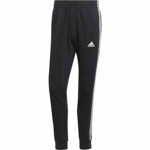 adidas ESSENTIALS FLEECE 3-STRIPES TAPERED CUFF Pantaloni trening bărbați, negru, mărime imagine