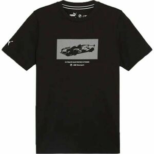 Puma BMW M MOTORSPORT NEW ESSENTIALS CAR CRAPHIC TEE Tricou de bărbați, negru, mărime imagine