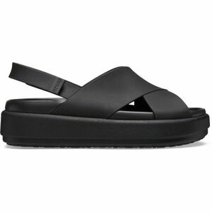 Crocs BROOKLYN LUXE CROSS STRAP W Sandale femei, negru, mărime 39/40 imagine