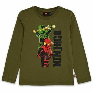 LEGO® kidswear LWTANO 607 Tricou cu mânecă lungă pentru băieți, kaki, mărime imagine