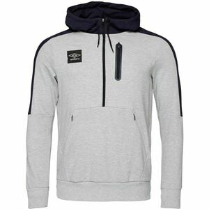 Umbro TERRACE HALF ZIP HOODIE Hanorac pentru bărbați, gri, mărime imagine