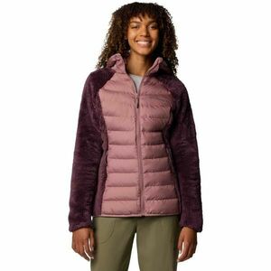 Columbia POWDER LITE II SHERPA HYBRID JACKET Geacă de damă, vișiniu, mărime imagine