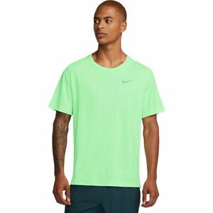 Nike NK DF UV MILER SS Tricou de antrenament bărbați, verde deschis, mărime imagine