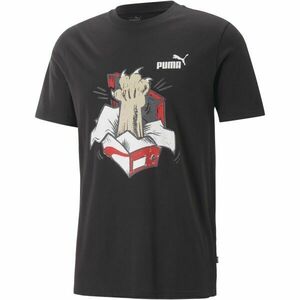 Puma GRAPHICS SNEAKER TEE Tricou bărbați, negru, mărime imagine