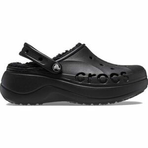 Crocs BAYA PLATFORM LINED CLOG Saboți izolați pentru femei, negru, mărime 41/42 imagine