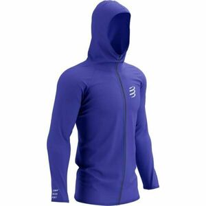 Compressport 3D THERMO SEAMLESS HOODIE ZIP Hanorac sport de bărbați, albastru, mărime imagine