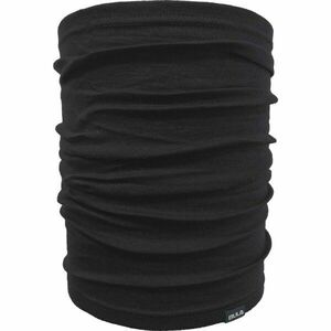 Bula SOLID WOOL TUBE Fular circular, negru, mărime imagine