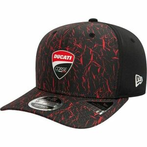 New Era DUCATI MOTOR CRINKLE AOP 9FIFTY Șapcă, negru, mărime imagine