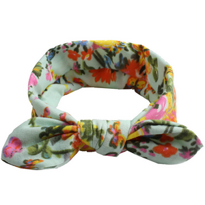 Salopetă cu turban pentru copii Floral - Verde KP18400 imagine