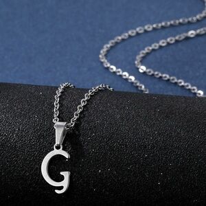 Colier Alphabet - G/Silver KP20696 imagine