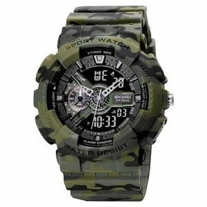 Ceas SKMEI Leon - Camuflaj/Verde KP22410 imagine