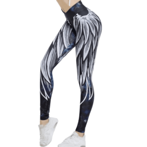 Leggings pentru damă Wings - Albastru/Alb/S KP24724 imagine