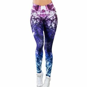 Leggings de damă Splashy - Albastru/S KP24835 imagine